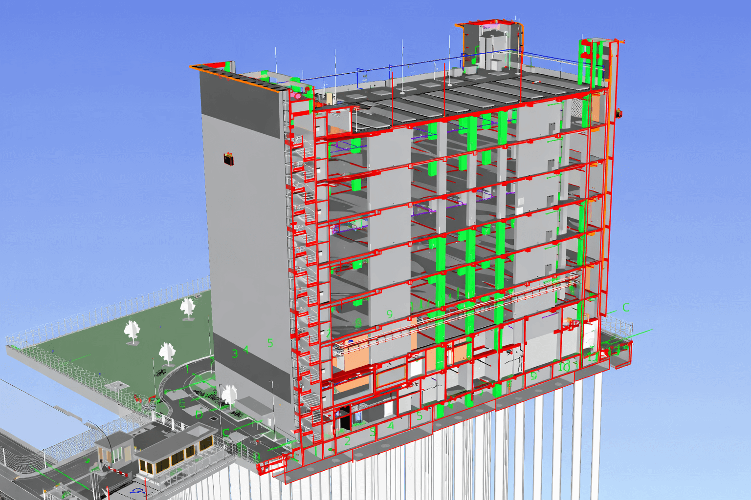 Advanced BIM Coordination & Clash Management for Cyber 4 Data Center – Kuningan, Jakarta