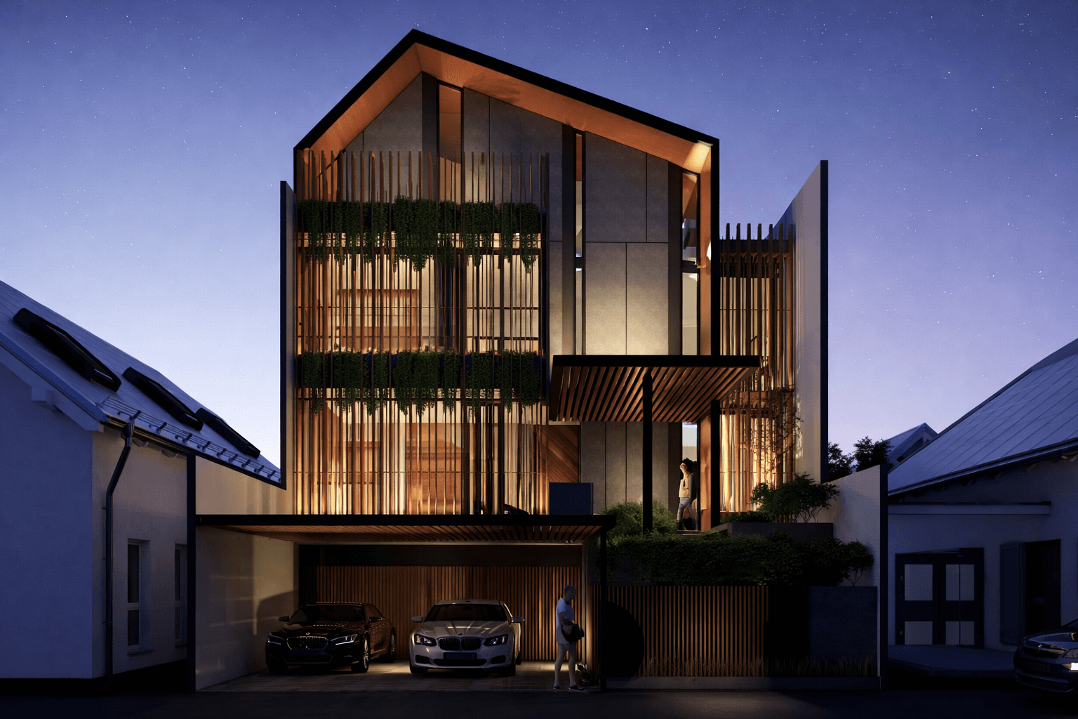 Green Garden Residence — A Warm Contemporary Home Rooted in Nature
